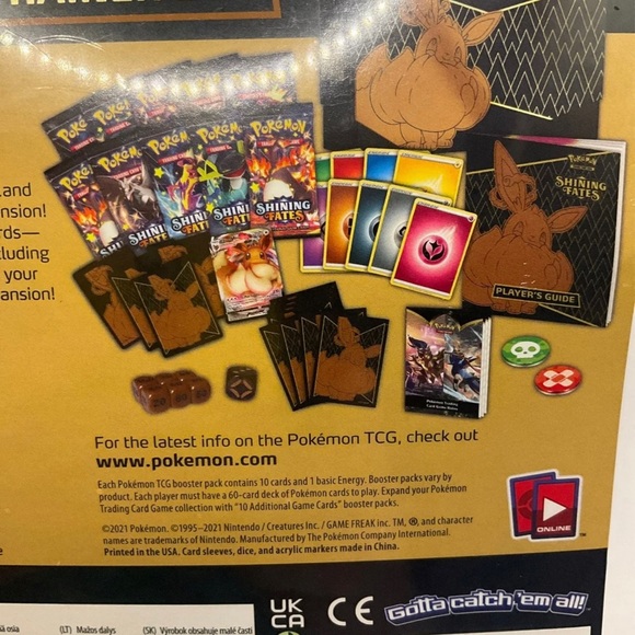 Pokemon TCG Shining Fates Elite Trainer Box ETB - Brand New - Factory Sealed - Picture 3 of 4